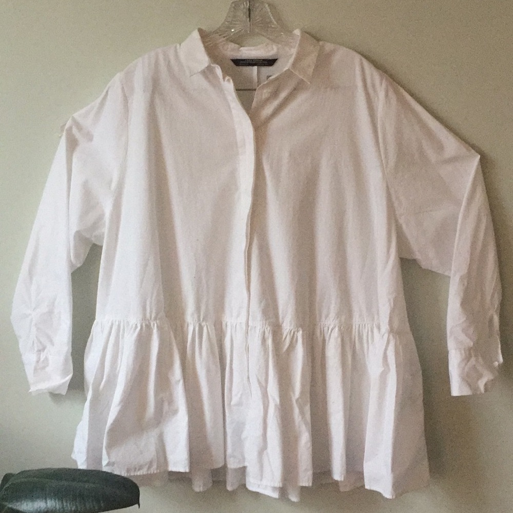 Zara button up blouse